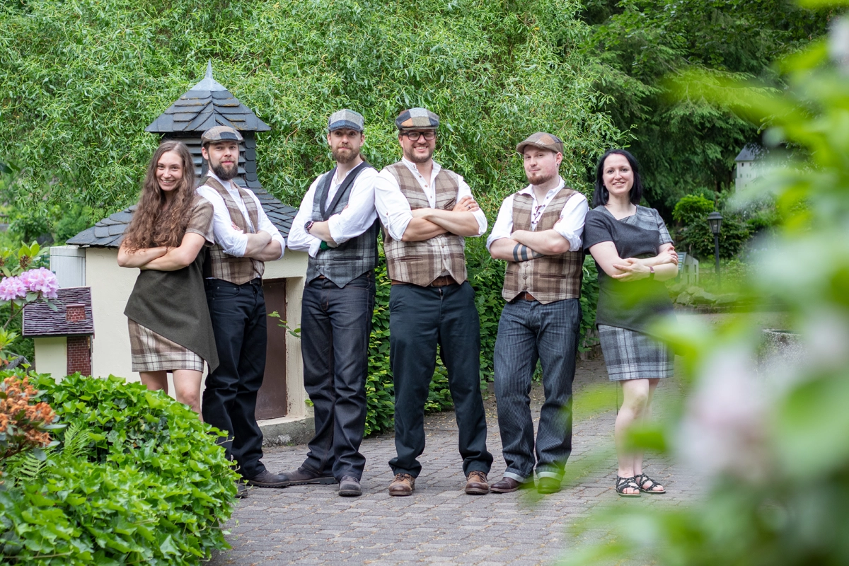 Gruppenbild der Band Shamrock Sheep
